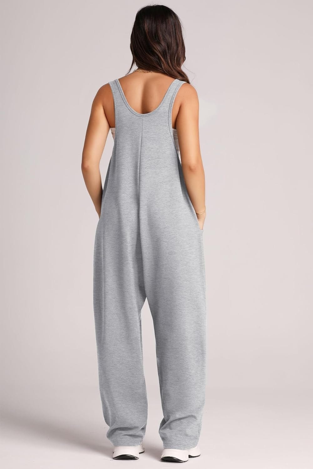Trendsi Fall Wide Strap Jumpsuit with Pockets Wide Strap Jumpsuit with Pockets