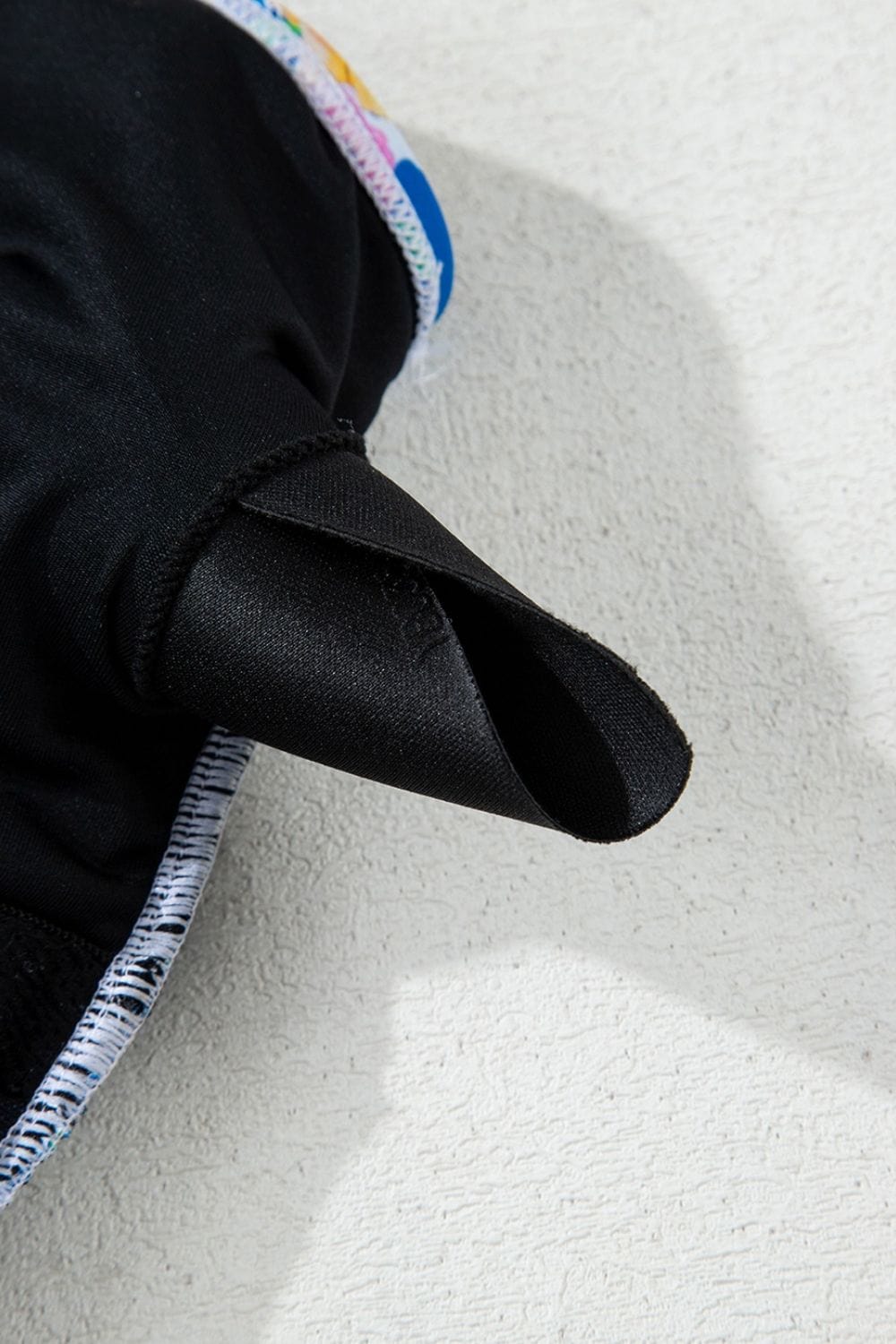 Trendsi Floral Gingham Halter Neck Drawstring One Piece Swimwear Floral Gingham Halter Neck Drawstring One Piece Swimwear