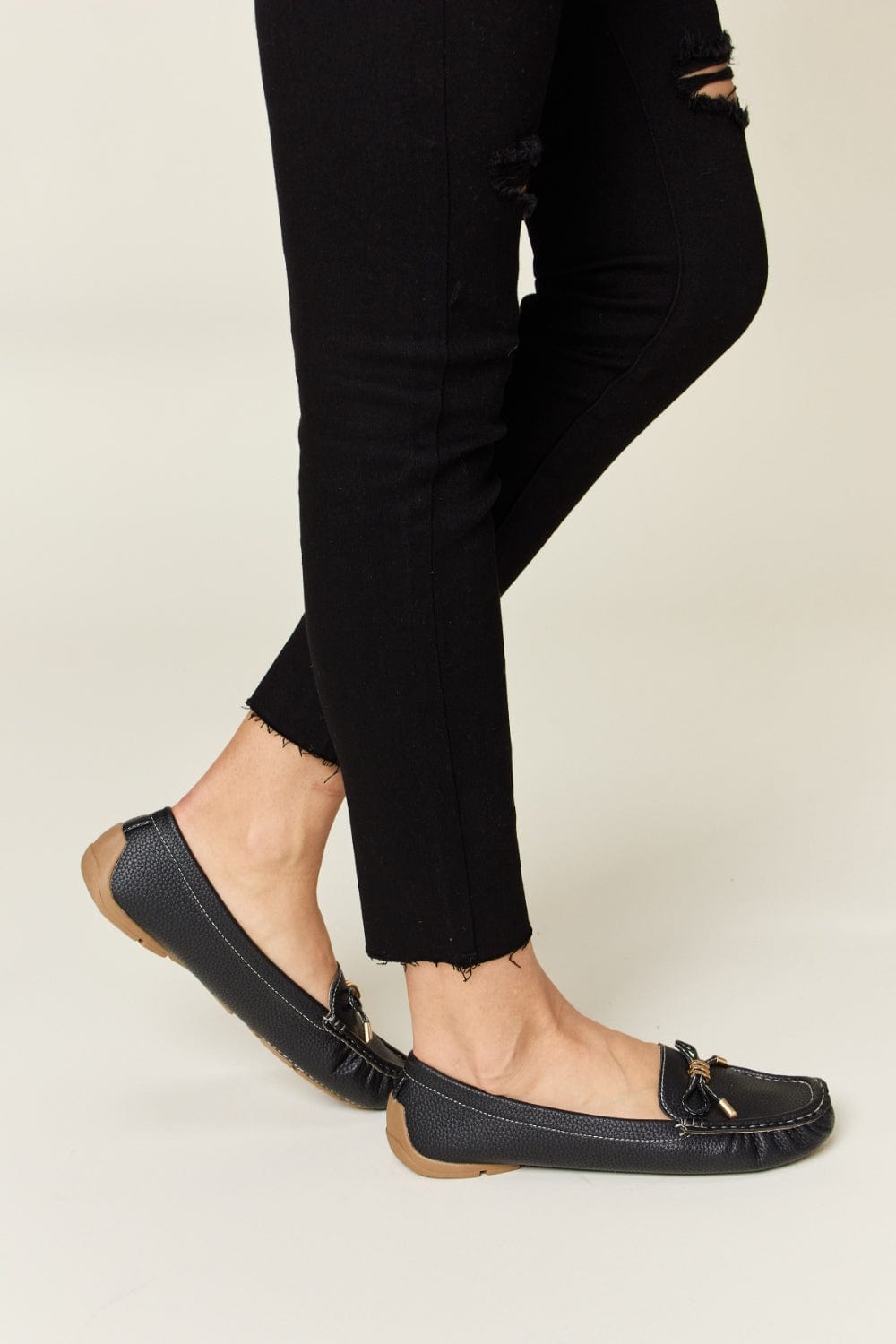 Trendsi Forever Link Slip On Bow Flats Loafers Forever Link Slip On Bow Flats Loafers