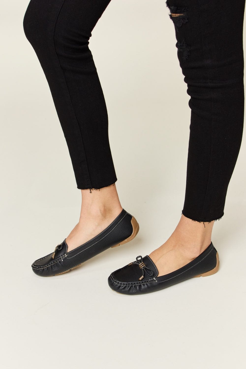 Trendsi Forever Link Slip On Bow Flats Loafers Forever Link Slip On Bow Flats Loafers