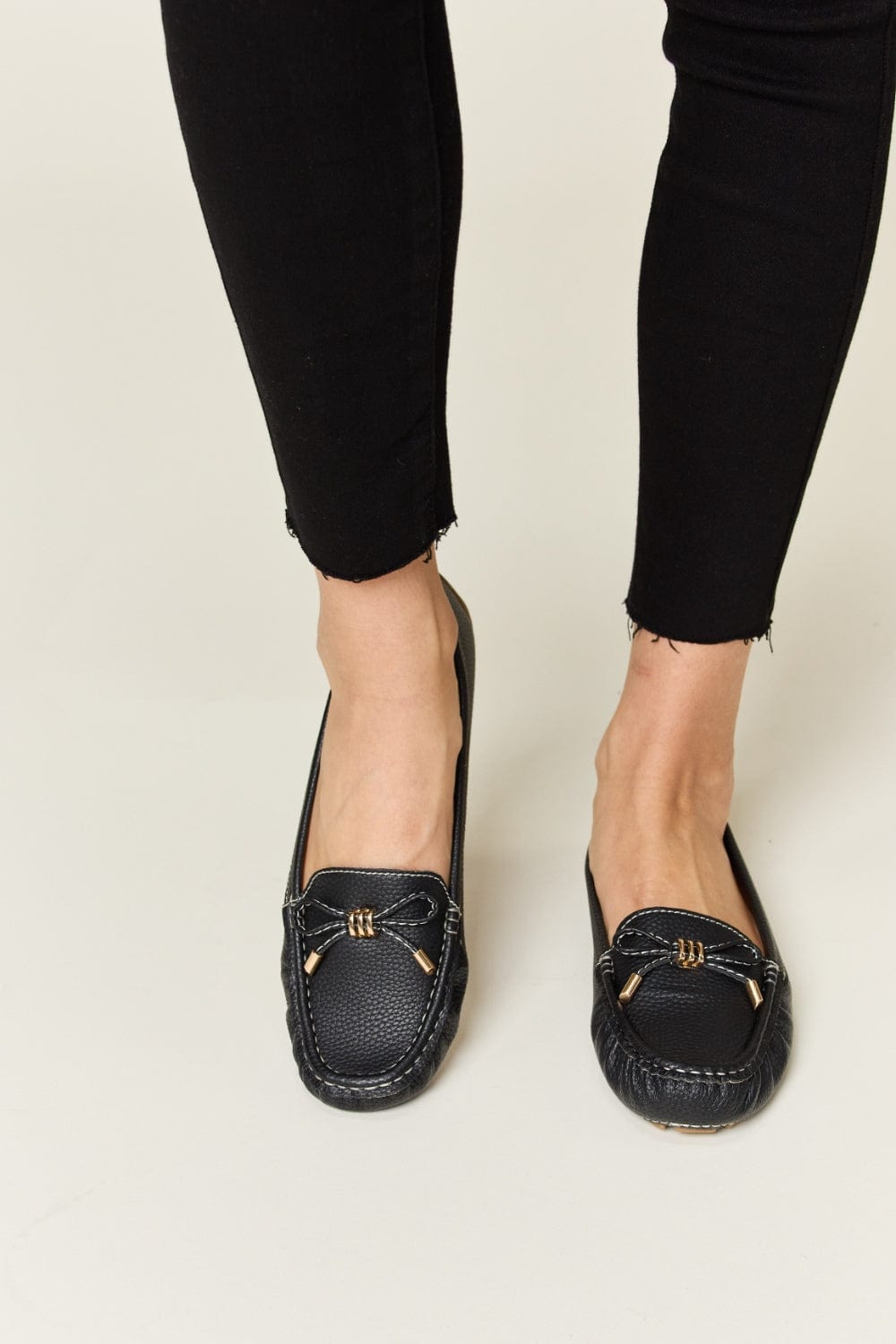 Trendsi Forever Link Slip On Bow Flats Loafers Forever Link Slip On Bow Flats Loafers