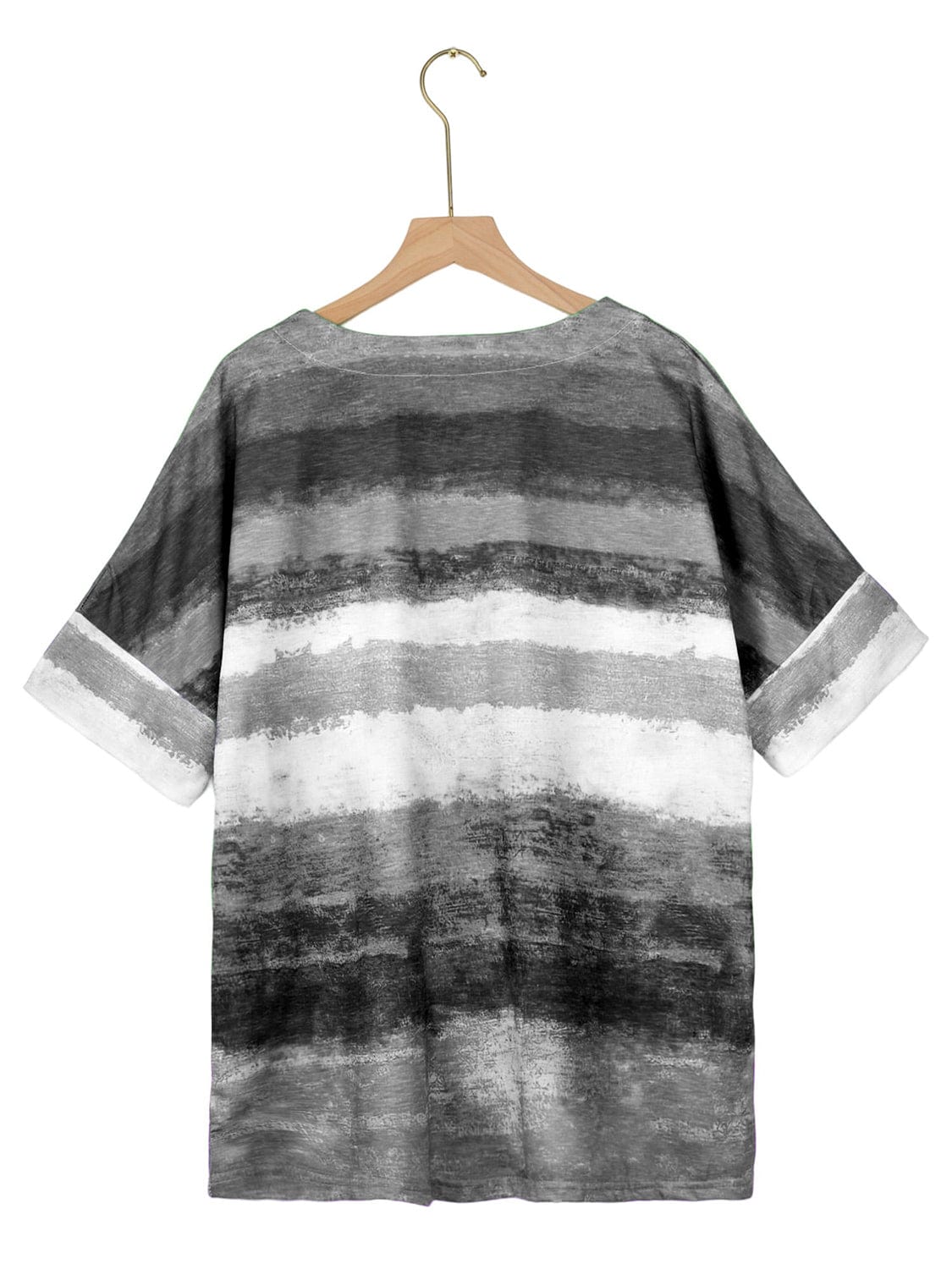 Trendsi Full Size Color Block Round Neck Half Sleeve T-Shirt Full Size Color Block Round Neck Half Sleeve T-Shirt