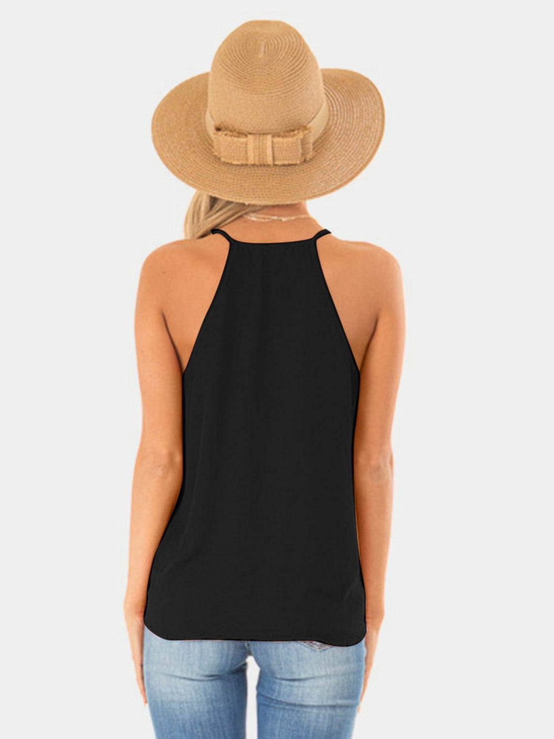 Trendsi Full Size Surplice Spaghetti Strap Top Full Size Surplice Spaghetti Strap Top