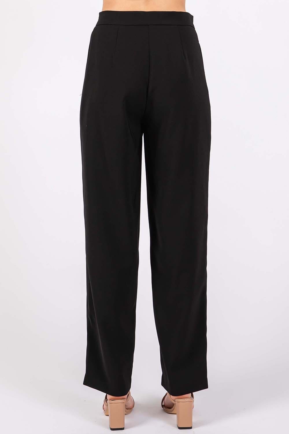 Trendsi GeeGee High-Waisted Pleated Pants GeeGee High-Waisted Pleated Pants