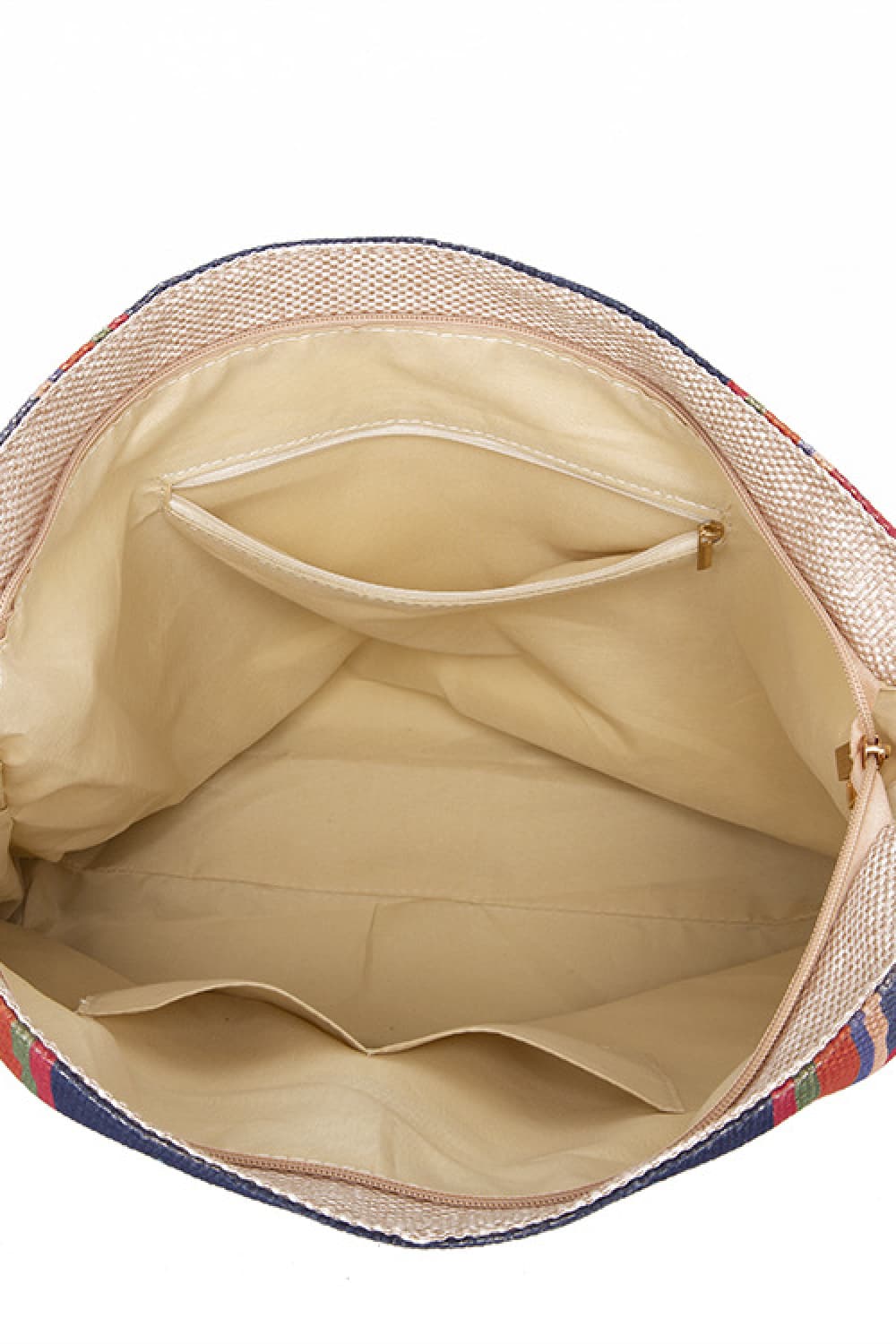 Trendsi Geometric Canvas Tote Bag Geometric Canvas Tote Bag