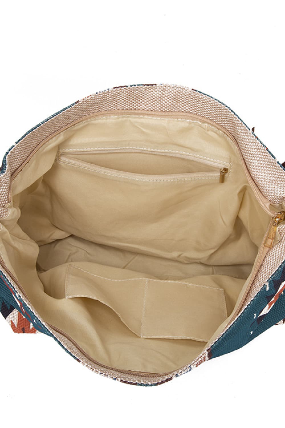 Trendsi Geometric Canvas Tote Bag Geometric Canvas Tote Bag