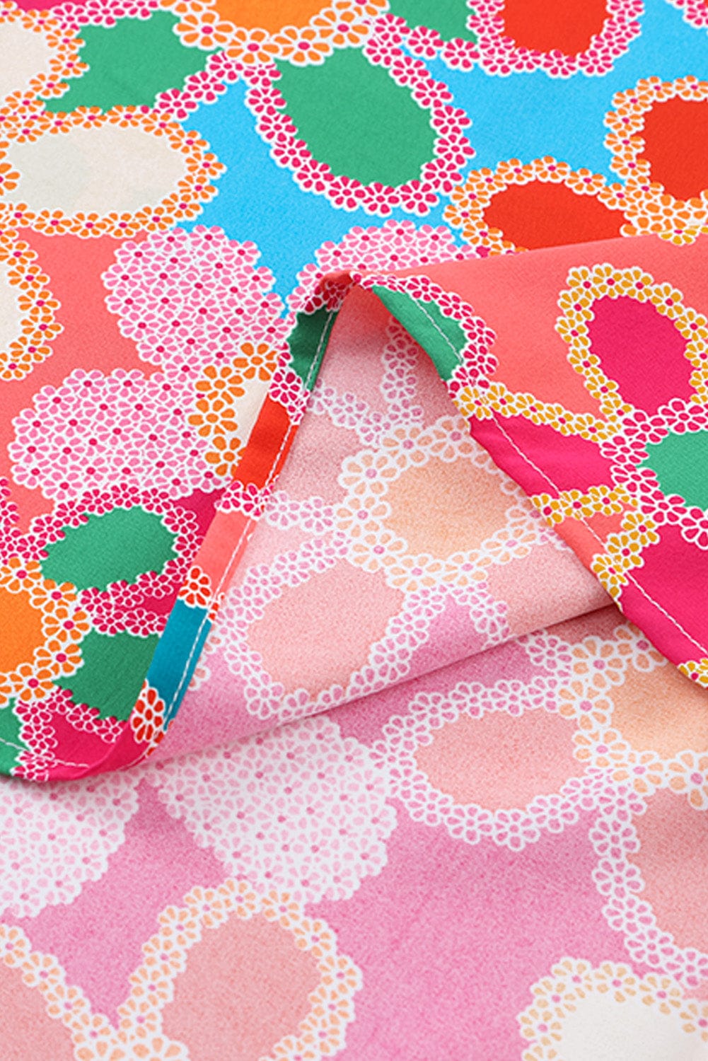 Trendsi High-Low V-Neck Short Sleeve Blouse High-Low V-Neck Short Sleeve Blouse