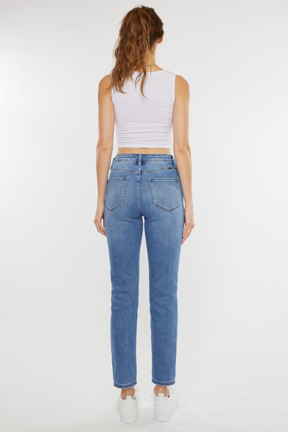 Trendsi Kancan Full Size Cat's Whiskers High Waist Jeans Kancan Full Size Cat's Whiskers High Waist Jeans