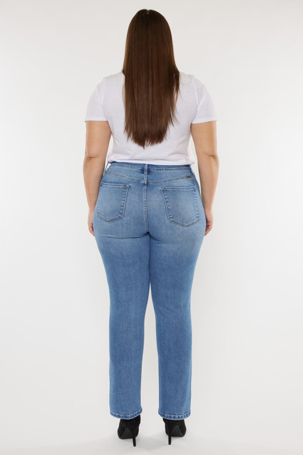 Trendsi Kancan Full Size Cat's Whiskers High Waist Jeans Kancan Full Size Cat's Whiskers High Waist Jeans