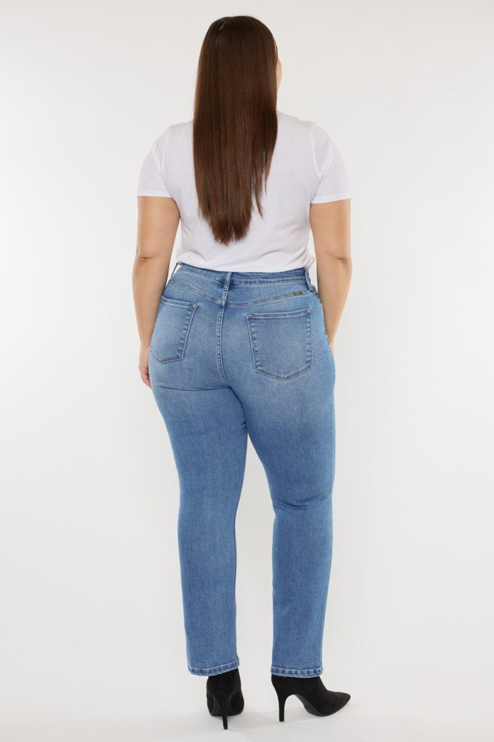 Trendsi Kancan Full Size Cat's Whiskers High Waist Jeans Kancan Full Size Cat's Whiskers High Waist Jeans