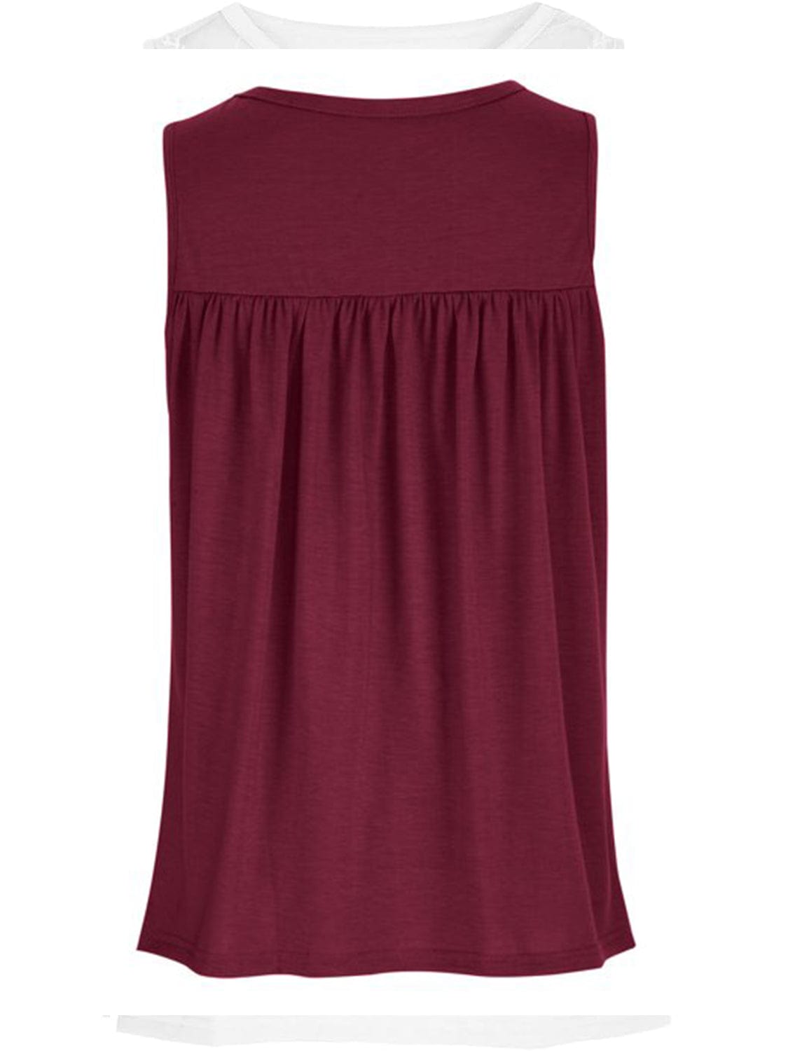 Trendsi Lace Detail Round Neck Tank Lace Detail Round Neck Tank