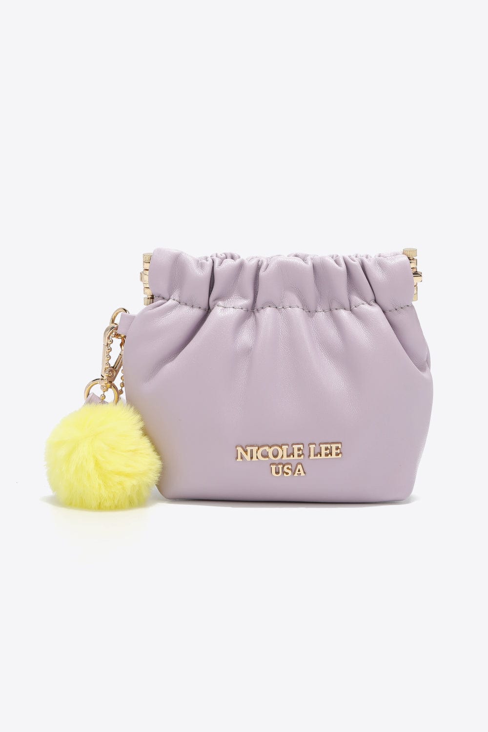 Trendsi Lavender / One Size Nicole Lee USA Faux Leather Pouch Nicole Lee USA Faux Leather Pouch