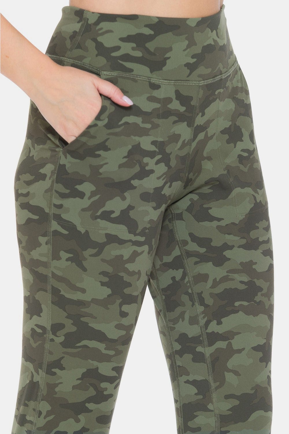 Trendsi Leggings Depot Camouflage High Waist Leggings Leggings Depot Camouflage High Waist Leggings