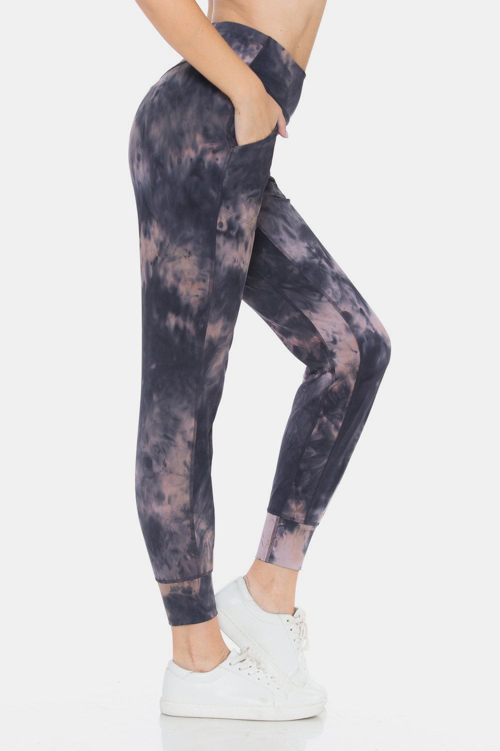 Trendsi Leggings Depot Tie-Dye High Waist Cropped Leggings Leggings Depot Tie-Dye High Waist Cropped Leggings