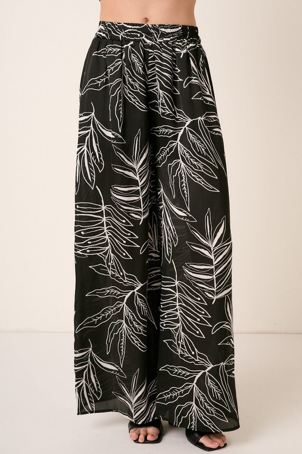 Trendsi Mittoshop Printed Wide Leg Pants Mittoshop Printed Wide Leg Pants