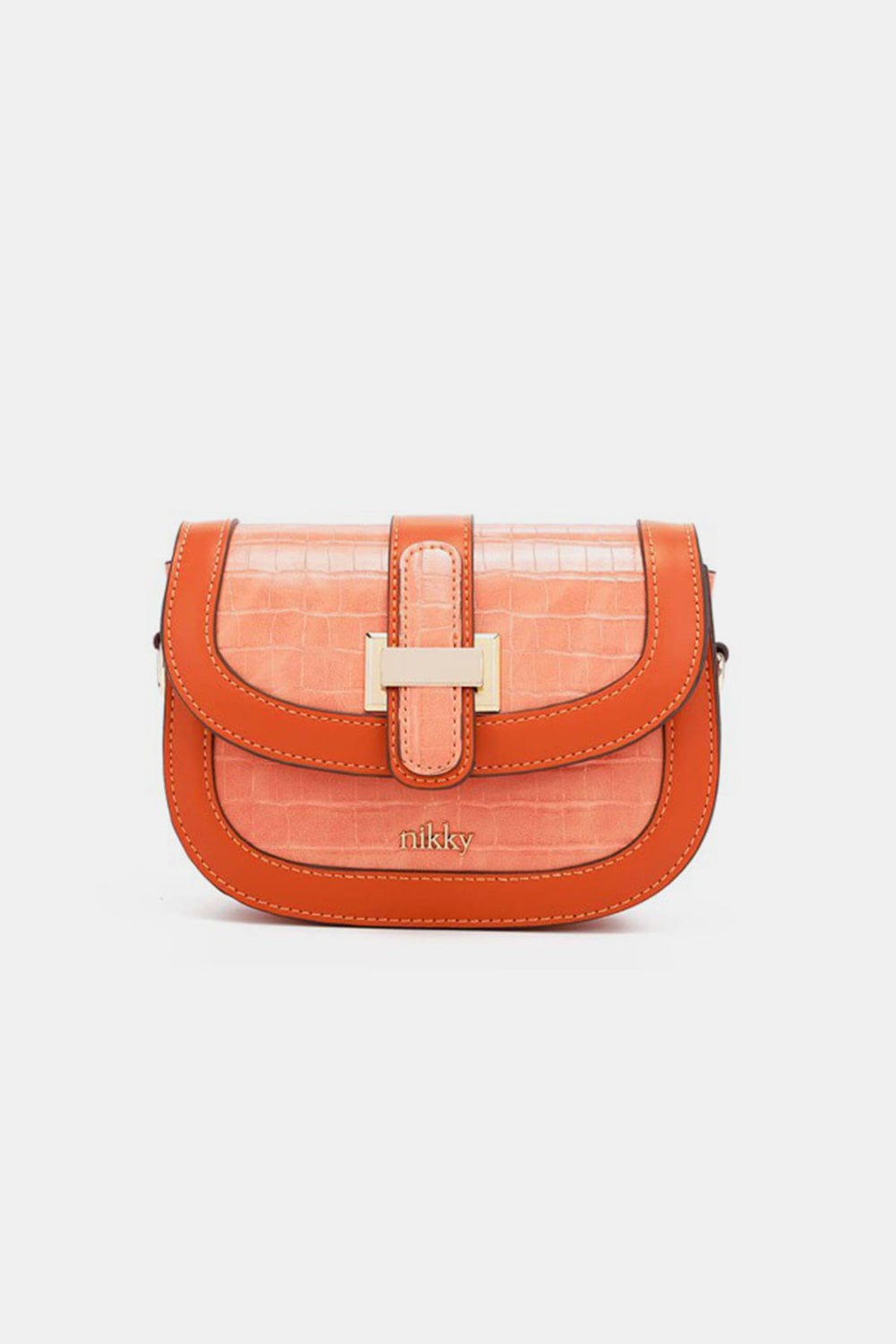 Trendsi Nicole Lee USA Croc Embossed Crossbody Bag Nicole Lee USA Croc Embossed Crossbody Bag