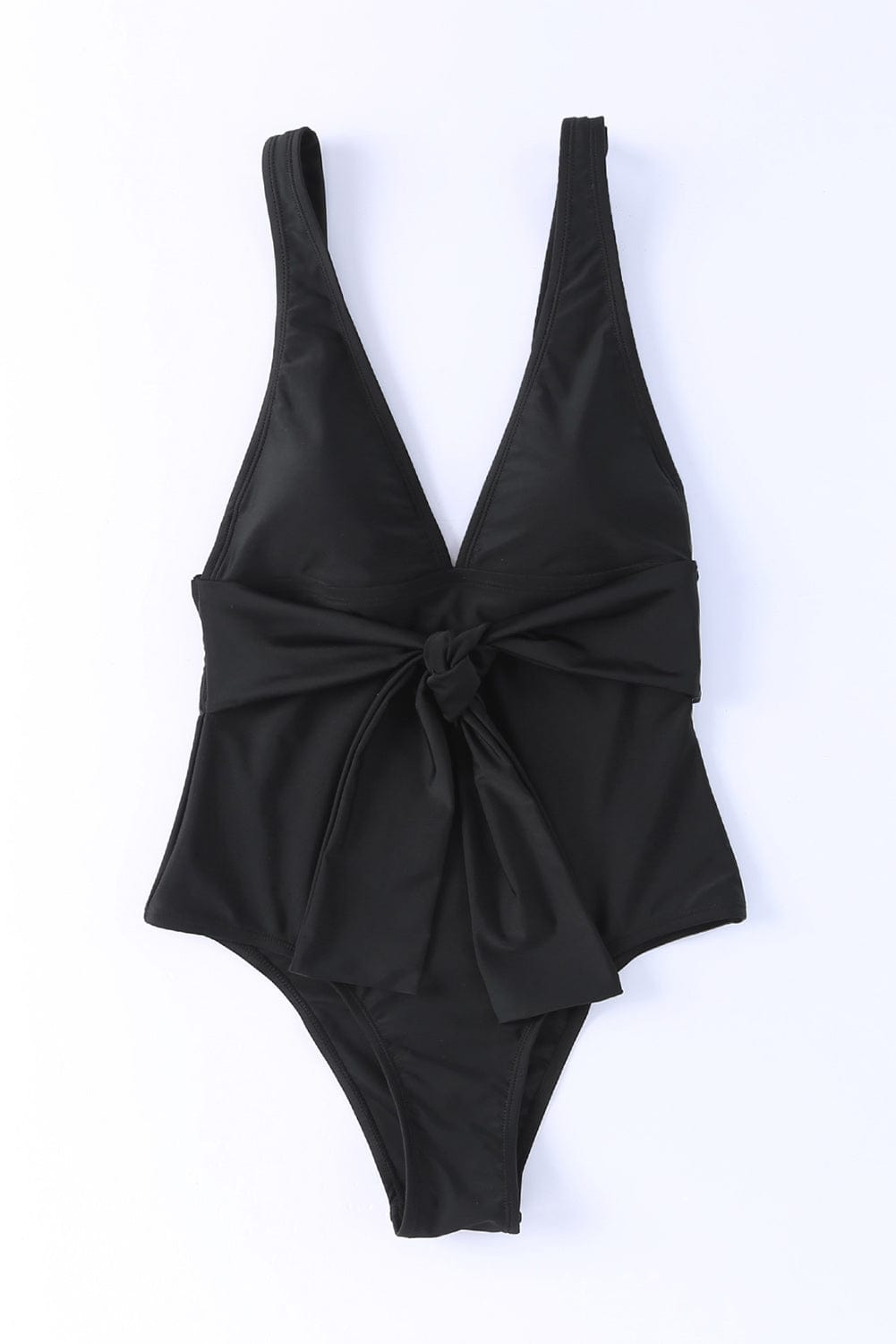 Trendsi Plunge Wide Strap One-Piece Swimwear Plunge Wide Strap One-Piece Swimwear