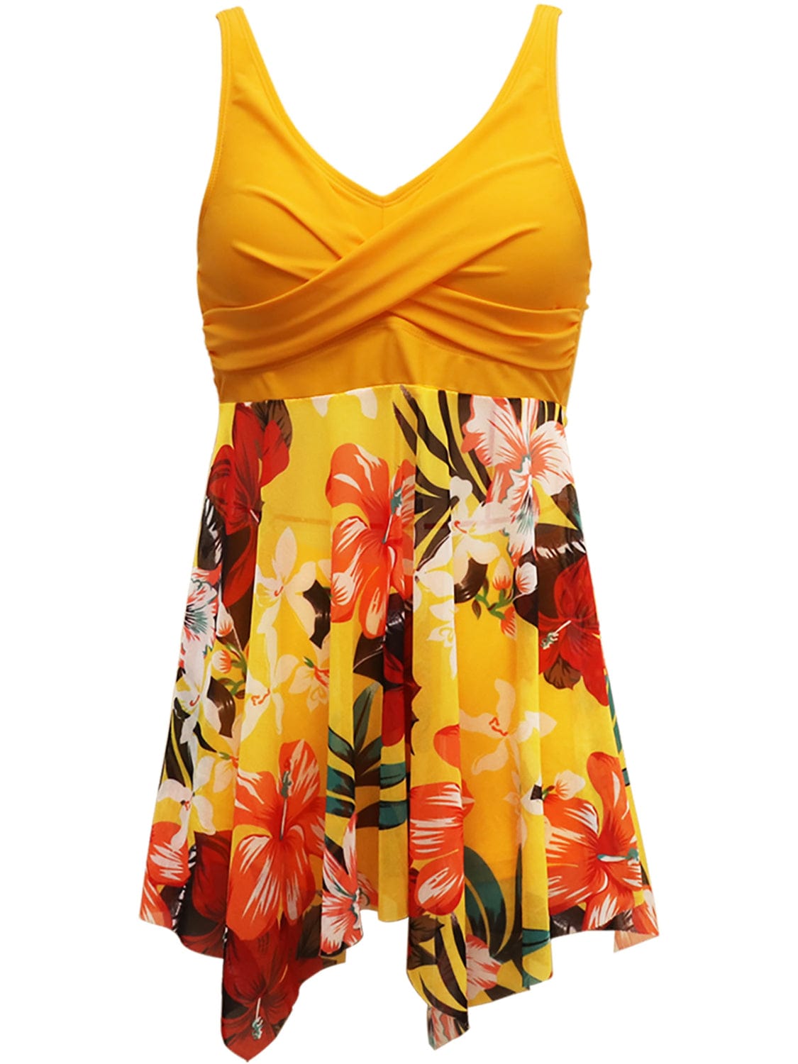 Trendsi Printed Wide Strap Two-Piece Swim Set Printed Wide Strap Two-Piece Swim Set