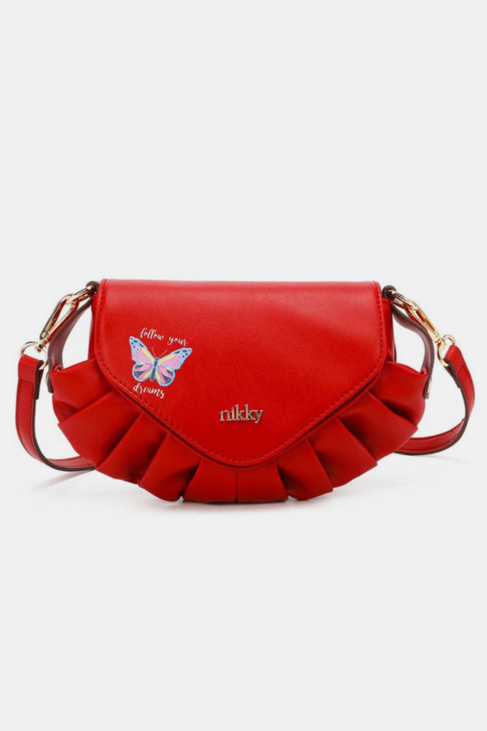 Trendsi Red / One Size Nicole Lee USA Graphic Crossbody Bag Nicole Lee USA Graphic Crossbody Bag