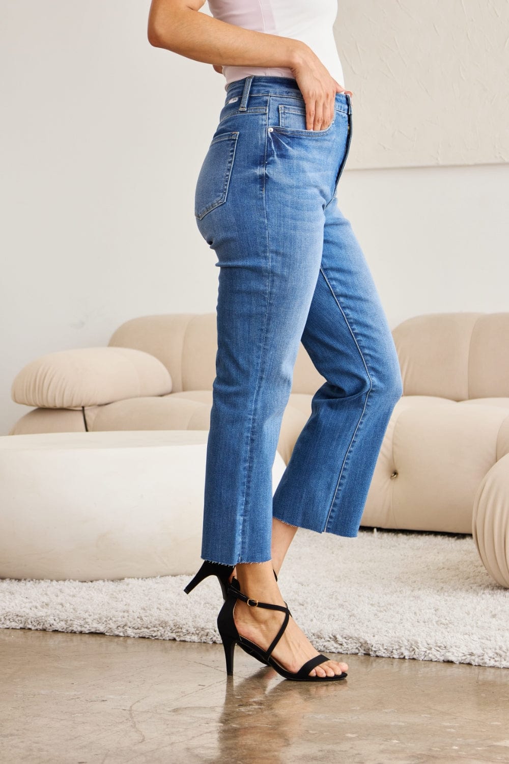 Trendsi RFM Mini Mia Full Size Tummy Control High Waist Jeans RFM Mini Mia Full Size Tummy Control High Waist Jeans