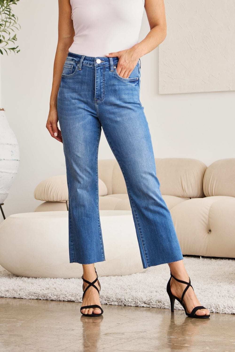 Trendsi RFM Mini Mia Full Size Tummy Control High Waist Jeans RFM Mini Mia Full Size Tummy Control High Waist Jeans