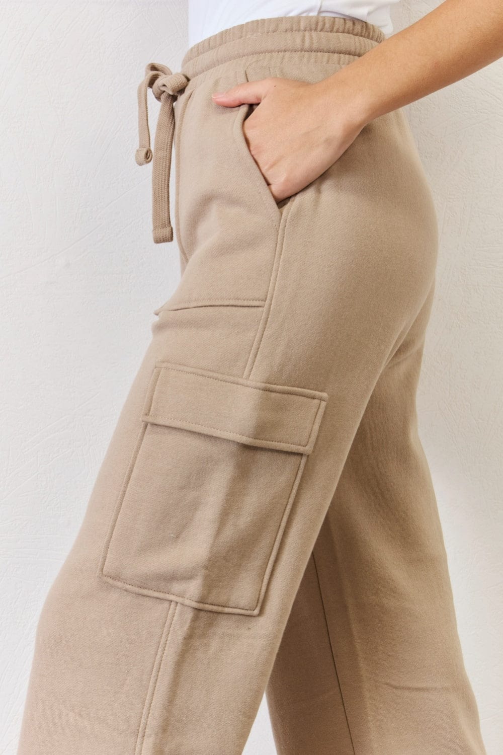 Trendsi RISEN High Waist Cargo Wide Leg Pants RISEN High Waist Cargo Wide Leg Pants