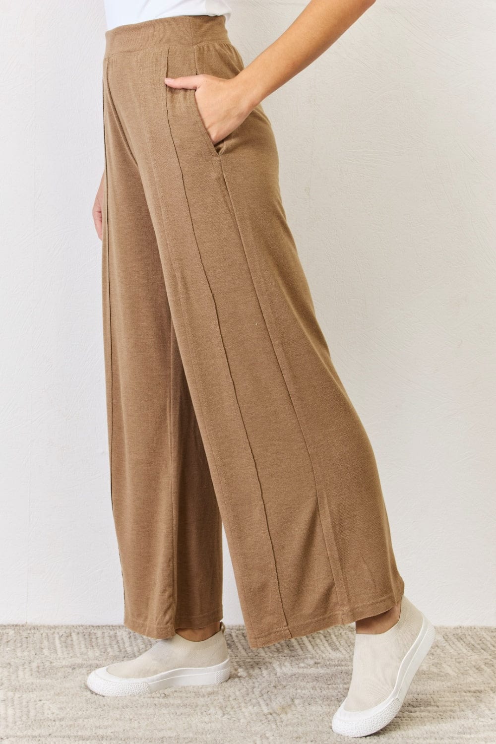 Trendsi RISEN Ultra Soft Wide Leg Pants RISEN Ultra Soft Wide Leg Pants