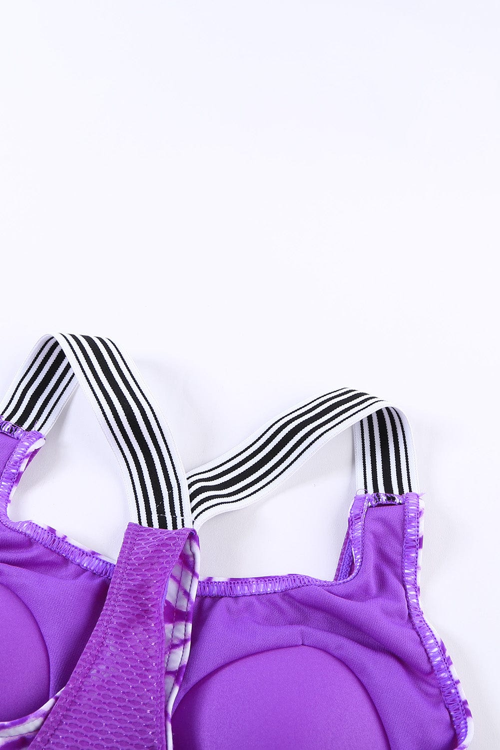 Trendsi Scoop Neck Wide Strap Tankini Set Scoop Neck Wide Strap Tankini Set