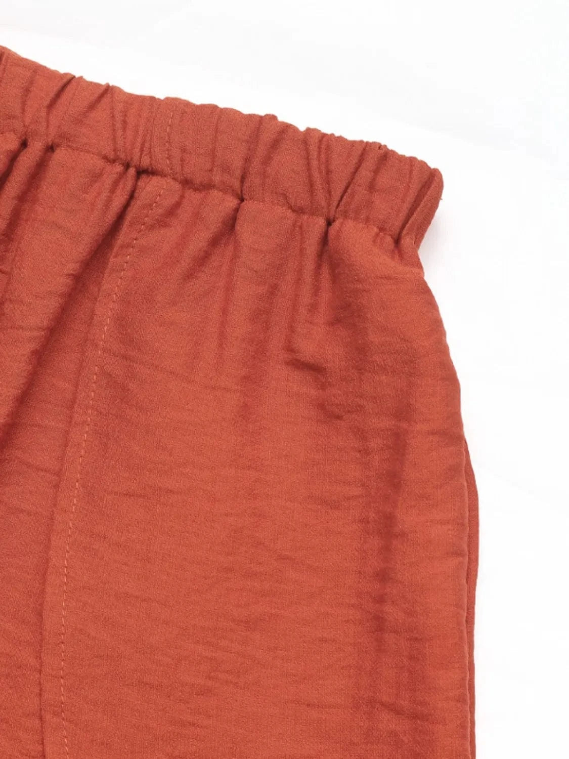 Trendsi Tie Front Short Sleeve Top and Shorts Set Tie Front Short Sleeve Top and Shorts Set