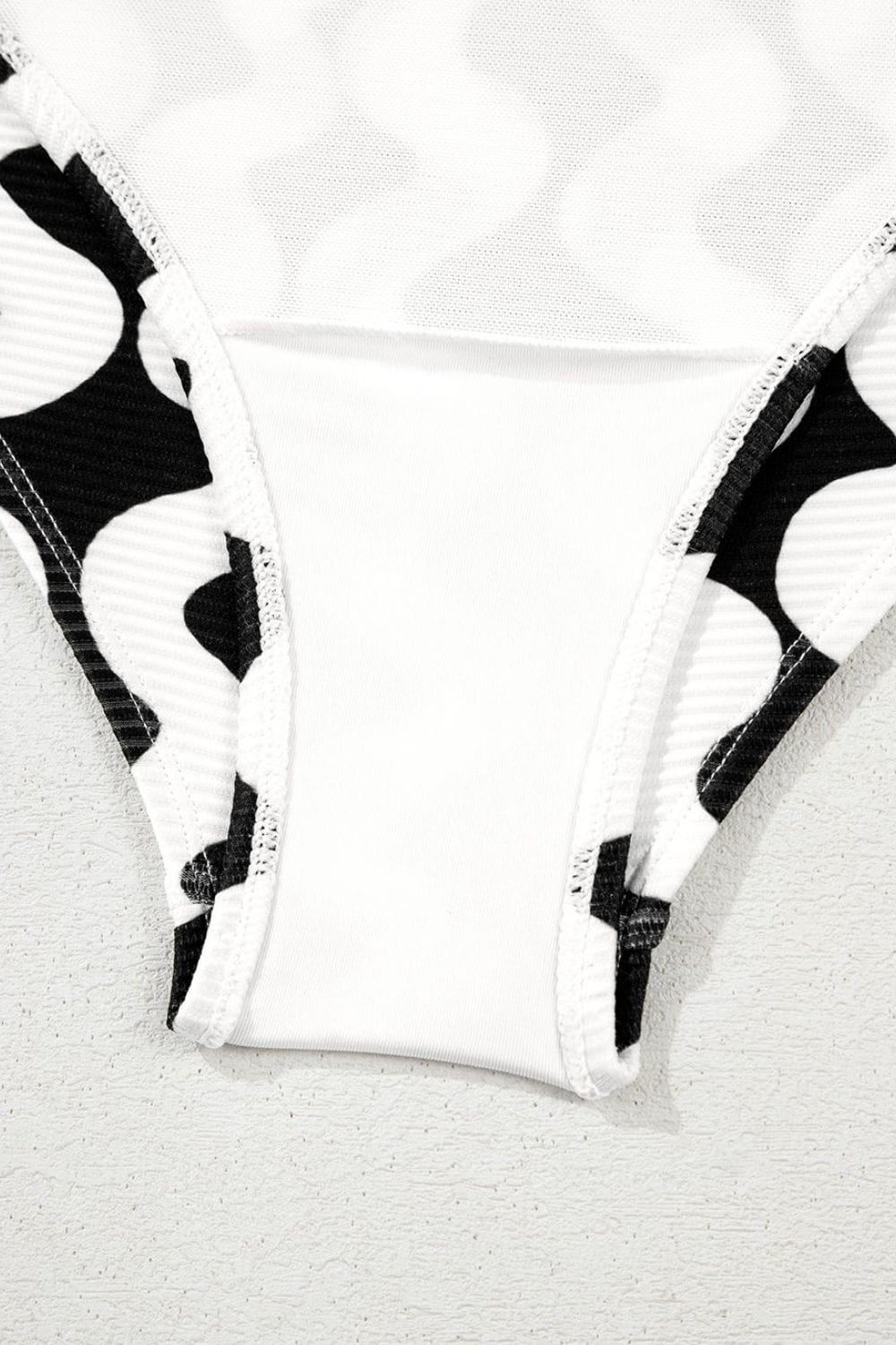 Trendsi Tied Front Contrast Striped One-Piece Swimsuit Tied Front Contrast Striped One-Piece Swimsuit