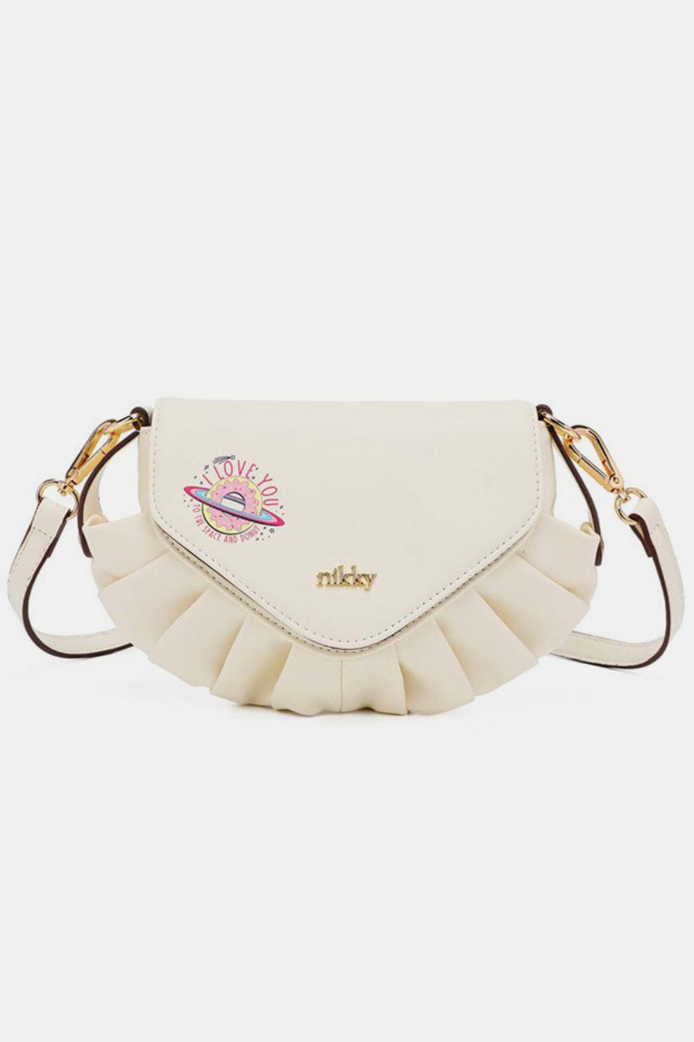 Trendsi White / One Size Nicole Lee USA Graphic Crossbody Bag Nicole Lee USA Graphic Crossbody Bag