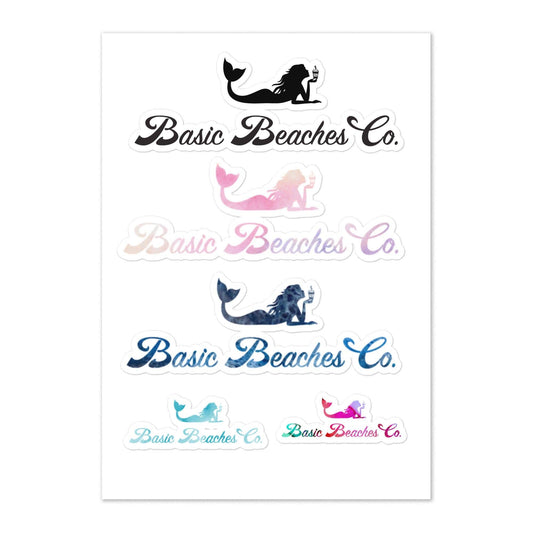 Basic Beaches Collective Basic Beaches sticker sheet Basic Beaches sticker sheet