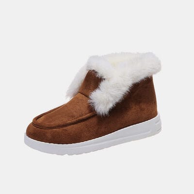 Basic Beaches Collective Chestnut / 36(US5) Furry Suede Snow Boots Furry Suede Snow Boots