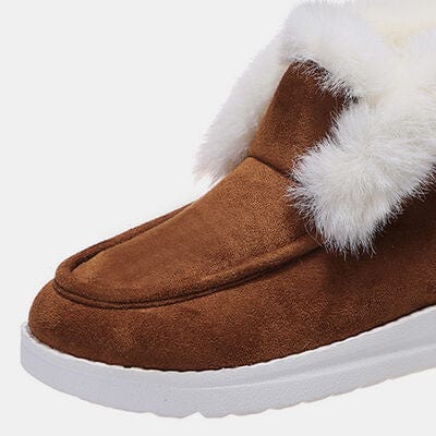 Basic Beaches Collective Furry Suede Snow Boots Furry Suede Snow Boots