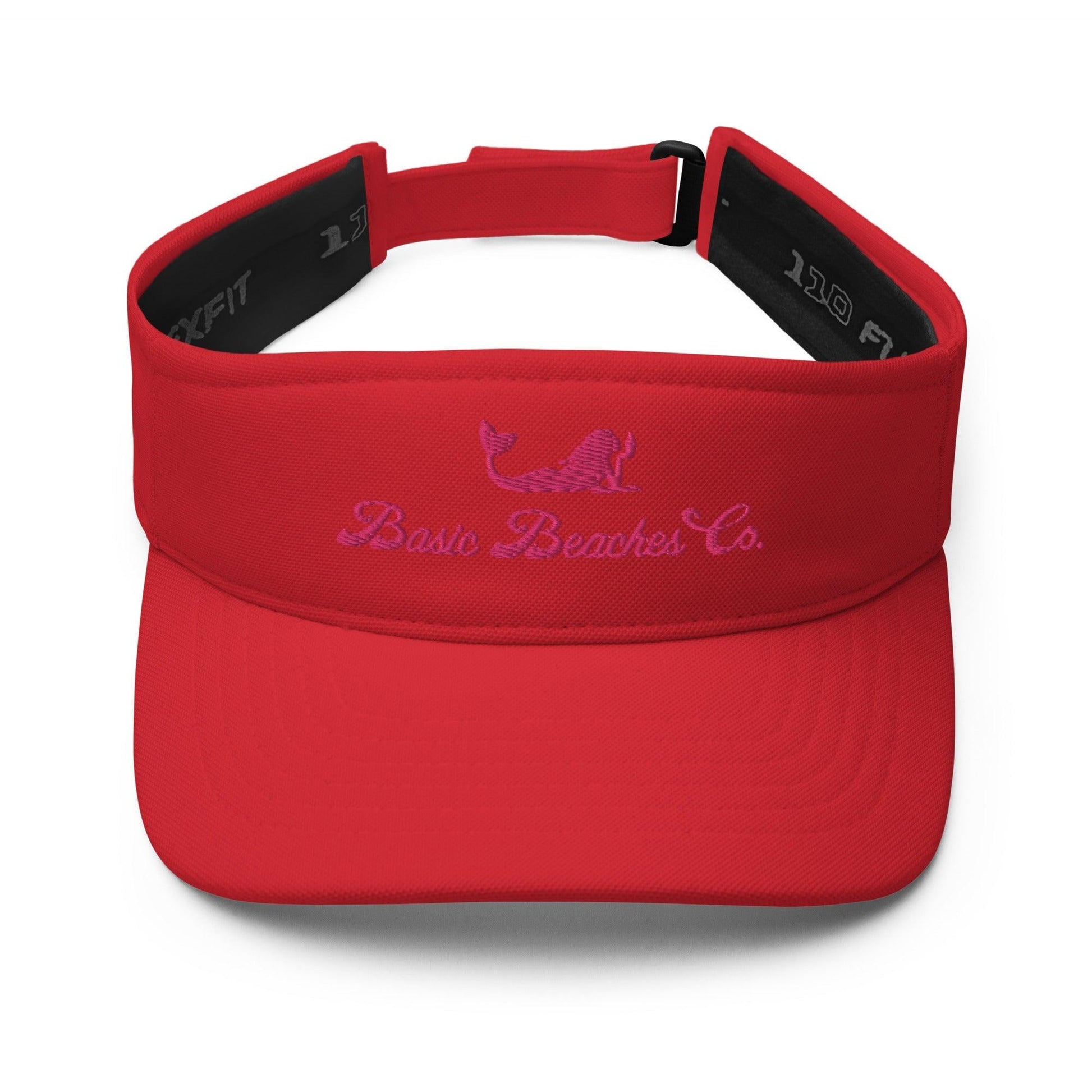 Basic Beaches Collective Red Basic Beaches Visor Basic Pink Basic Beaches Visor Basic Pink