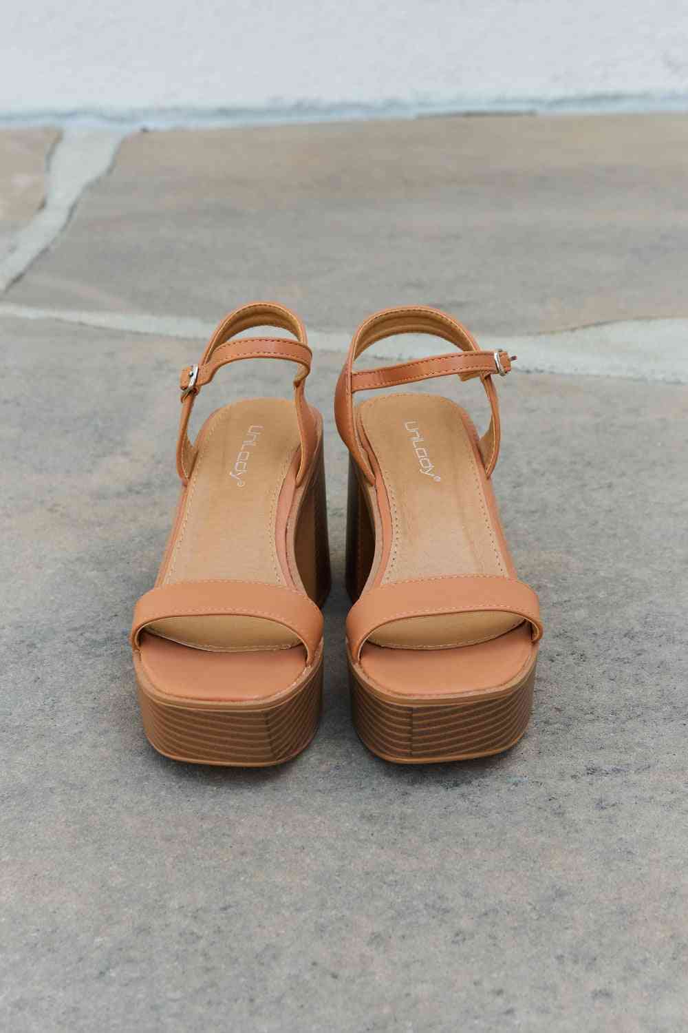 Basic Beaches Collective Weeboo Feel It Platform Heel Sandals Weeboo Feel It Platform Heel Sandals