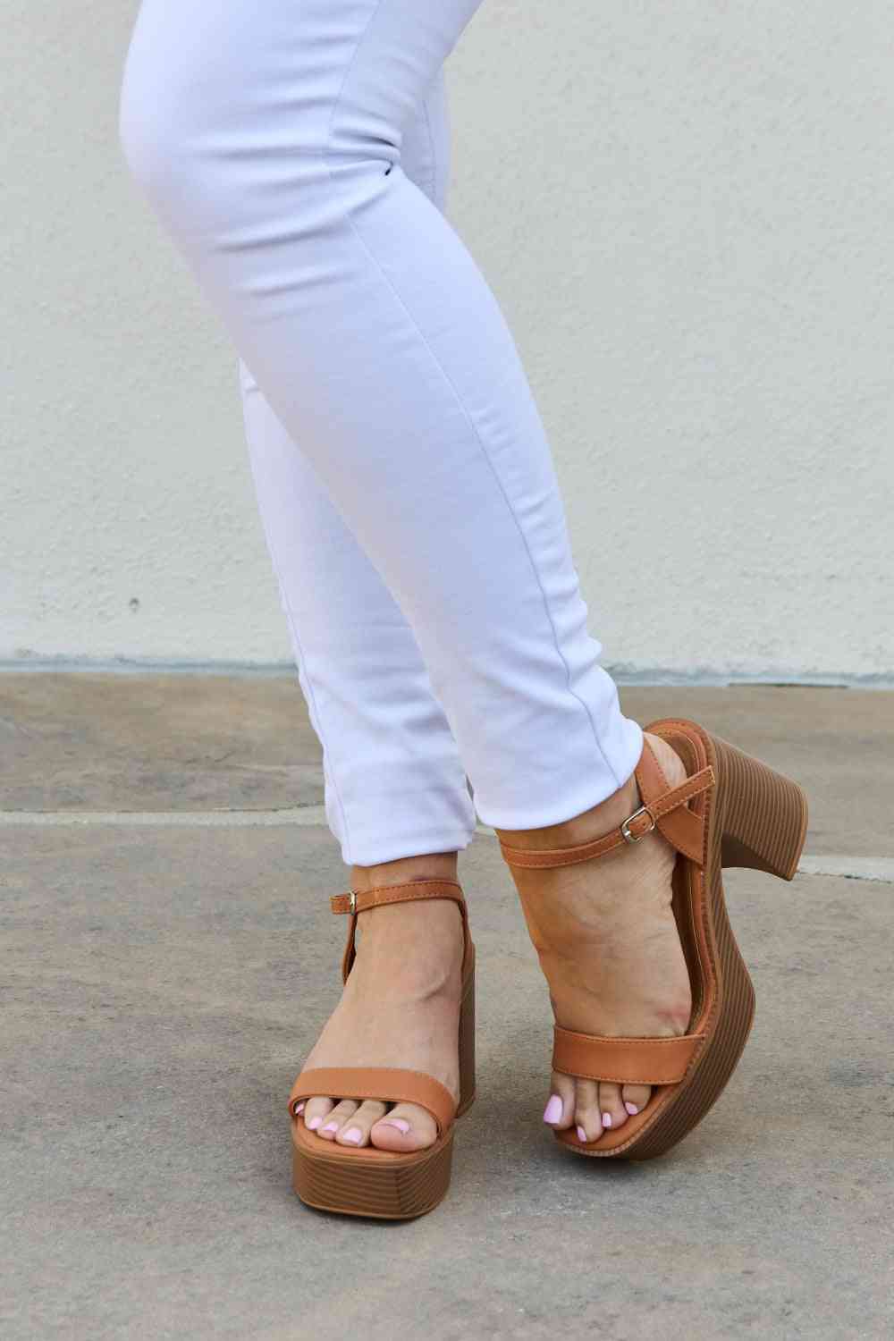 Basic Beaches Collective Weeboo Feel It Platform Heel Sandals Weeboo Feel It Platform Heel Sandals