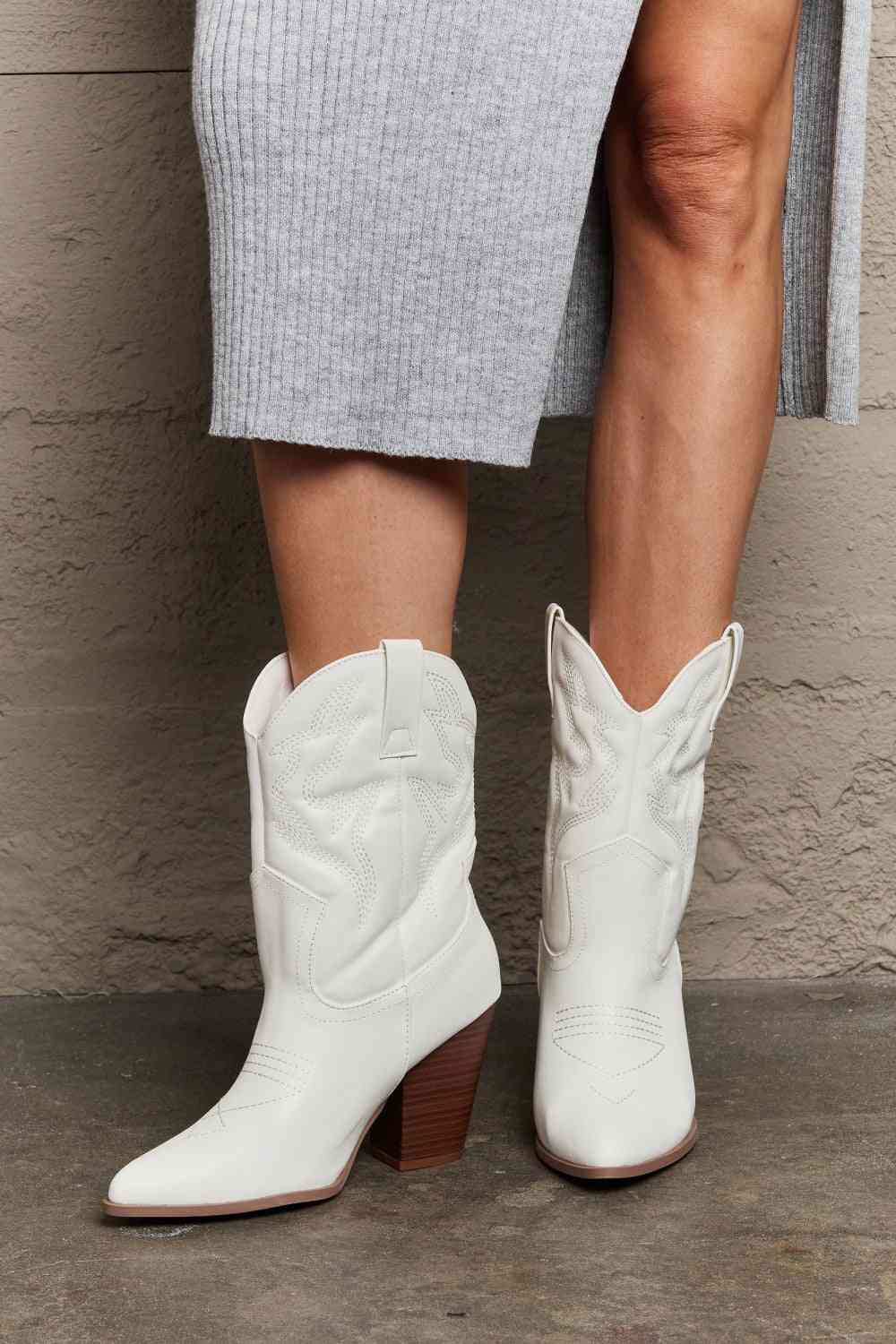 Basic Beaches Collective White / 6 Legend Footwear Bella Cowboy Boots Legend Footwear Bella Cowboy Boots