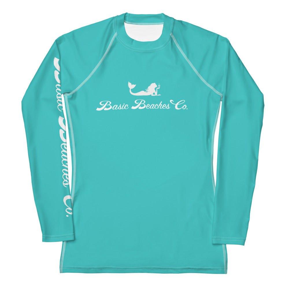 Basic Beaches Collective XS Basic Rash Guard Teal Basic Rash Guard Teal