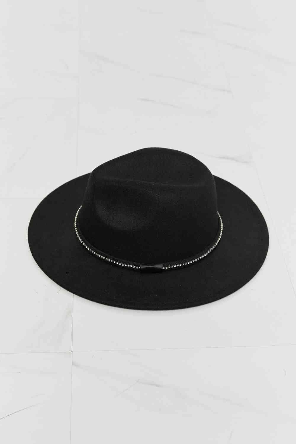 Trendsi Black / One Size Fame Bring It Back Fedora Hat Fame Bring It Back Fedora Hat