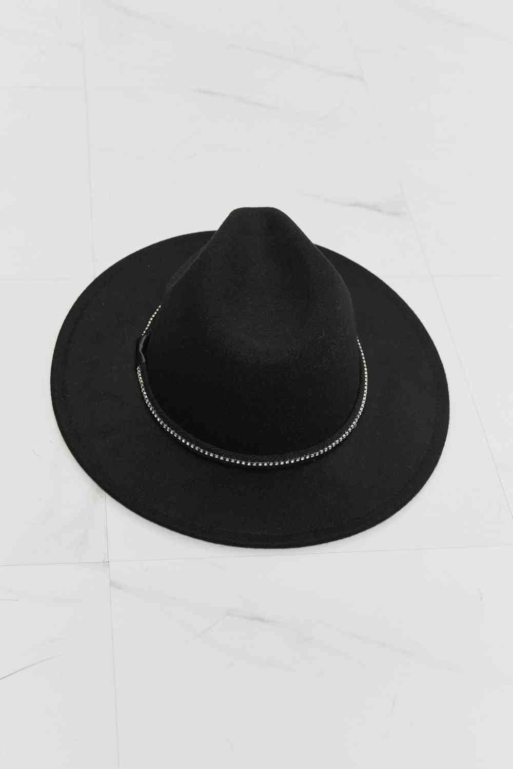 Trendsi Black / One Size Fame Bring It Back Fedora Hat Fame Bring It Back Fedora Hat