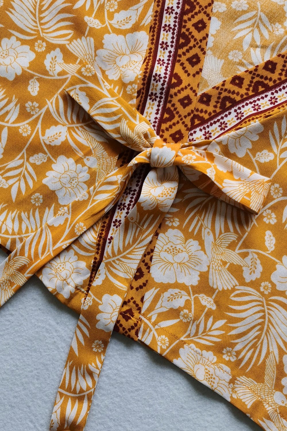 Trendsi Printed Half Sleeve Top and Slit Skirt Set Printed Half Sleeve Top and Slit Skirt Set