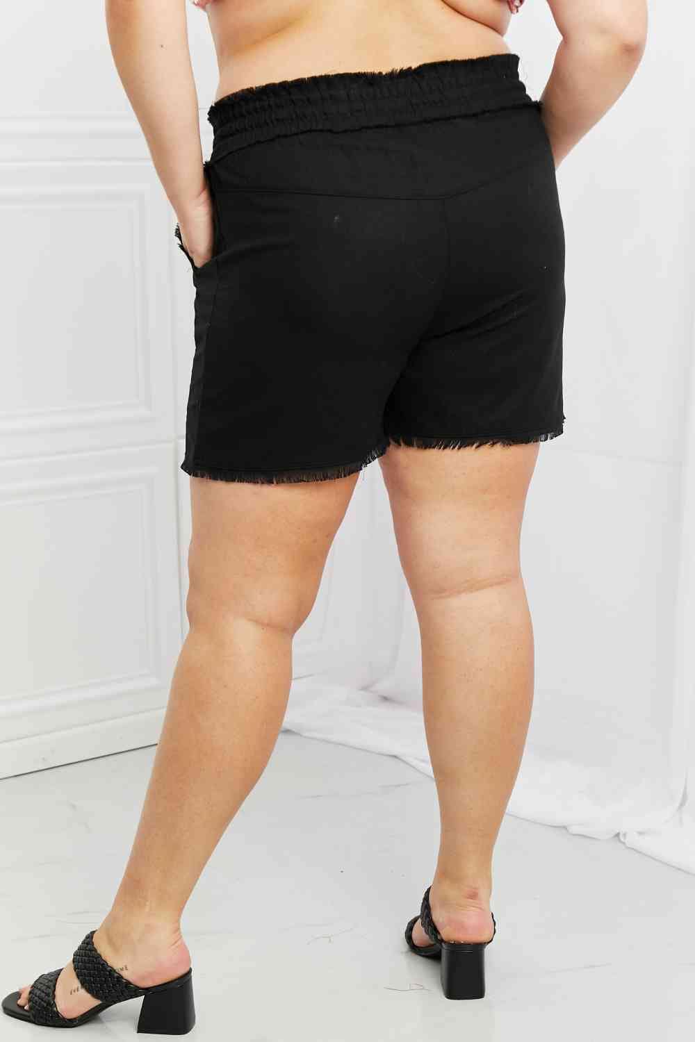 Trendsi Zenana Seaside Linen Shorts Zenana Seaside Linen Shorts