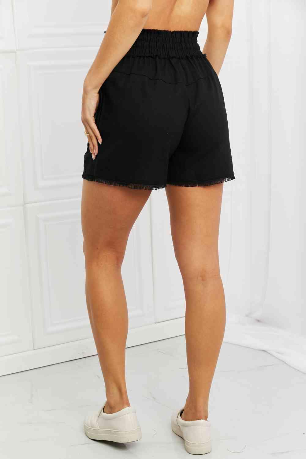 Trendsi Zenana Seaside Linen Shorts Zenana Seaside Linen Shorts